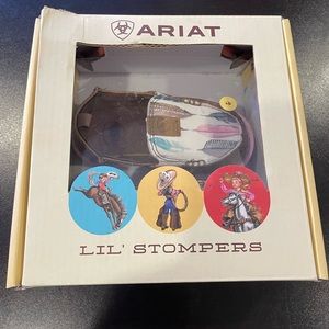 Toddler size 4 Ariat lil stompers slip one